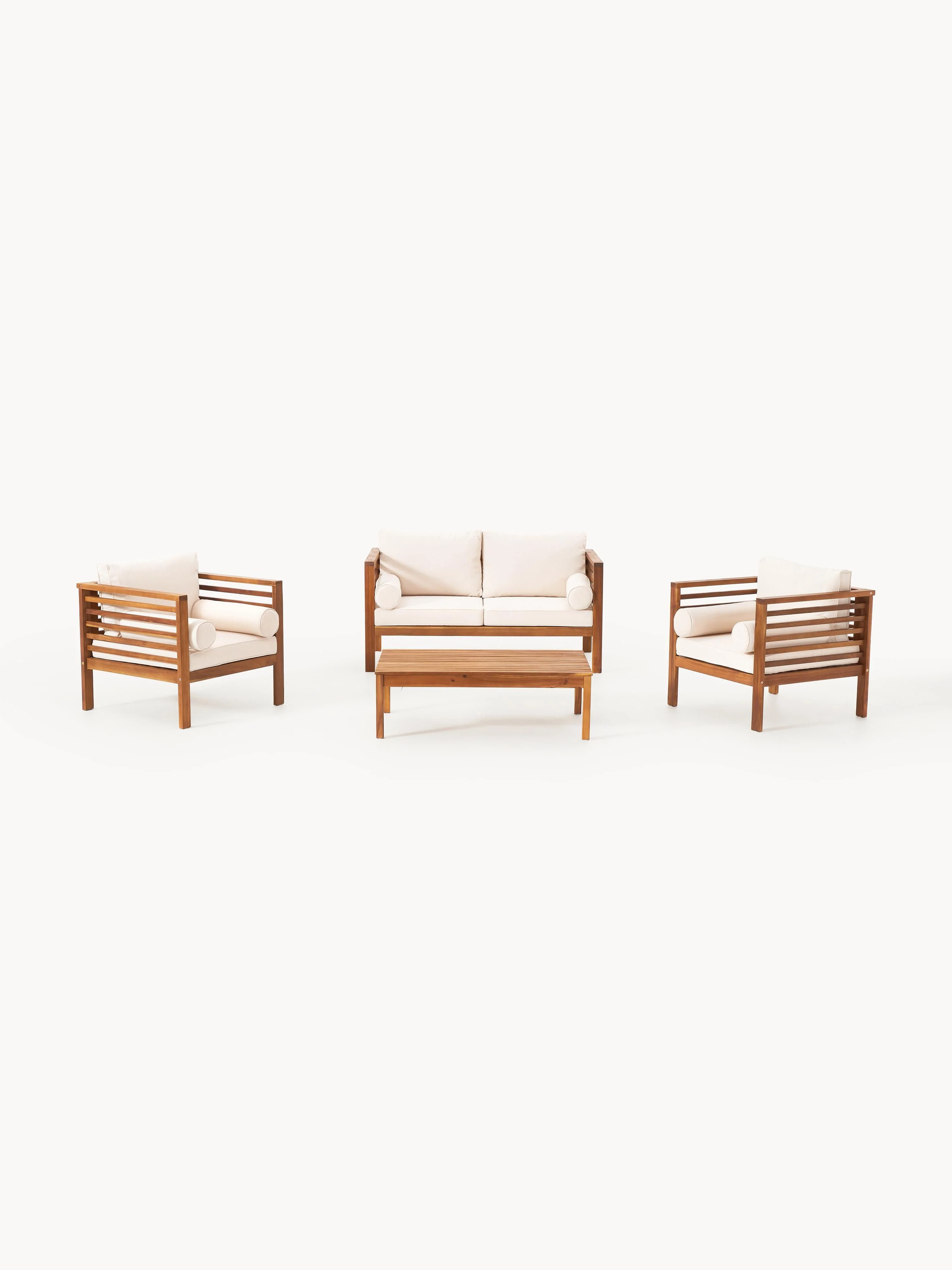 Tuin loungeset Bo van acaciahout, 4-delig