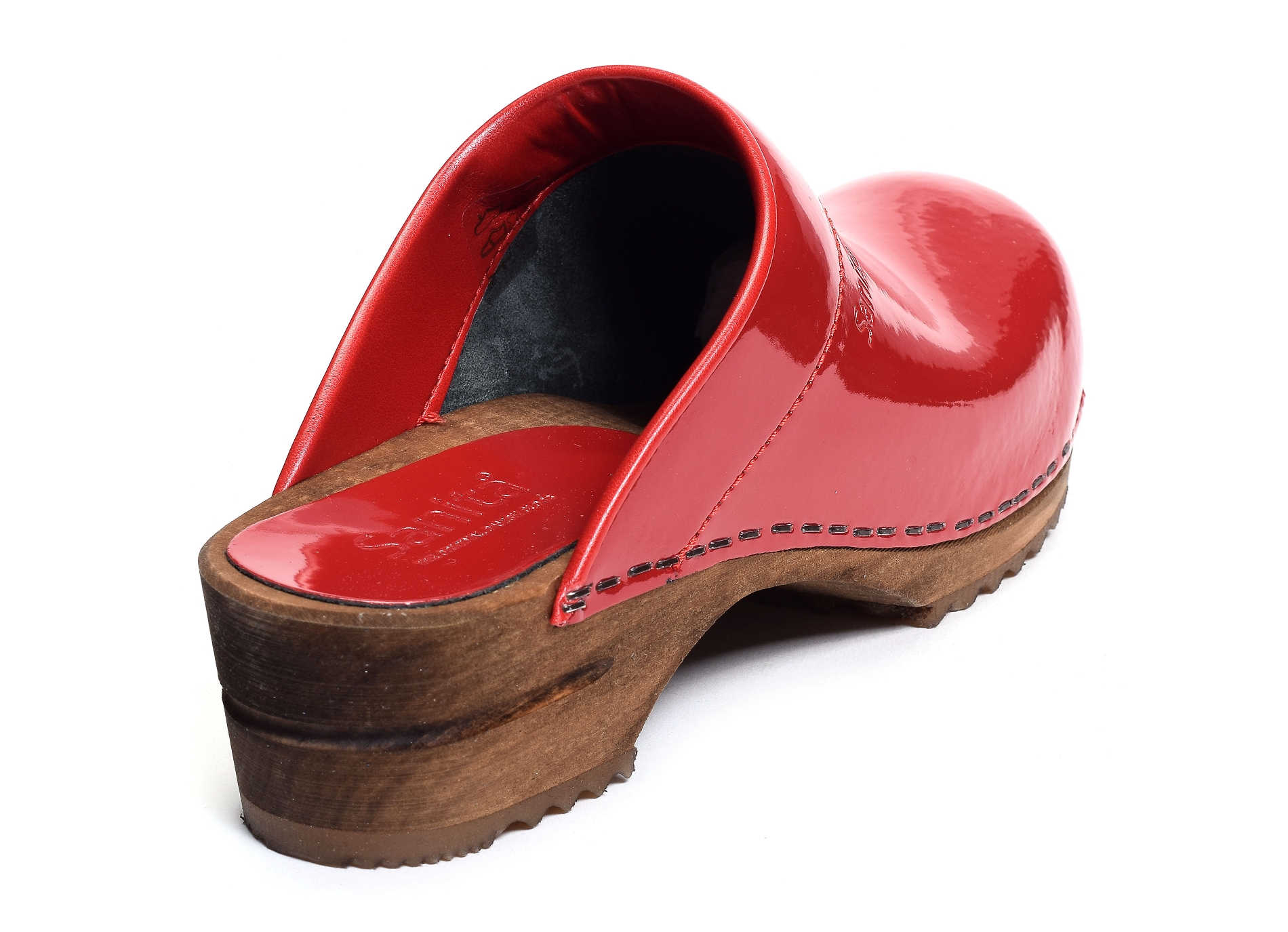 Wood classic verni rouge
