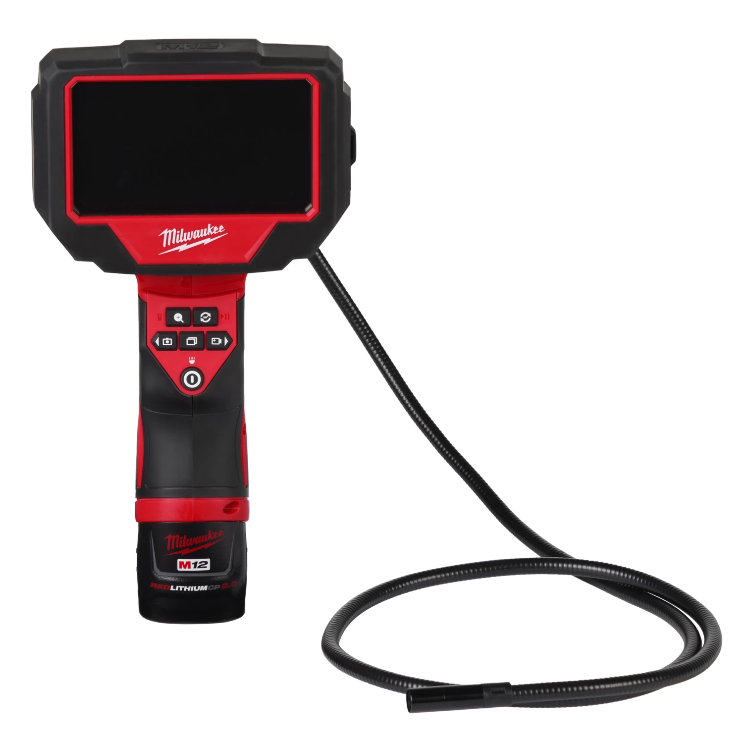 Milwaukee M12 360IC12-201C 360° inspectiecamera (1x 2.0 Ah Accu) in transportkoffer - 1,2 m