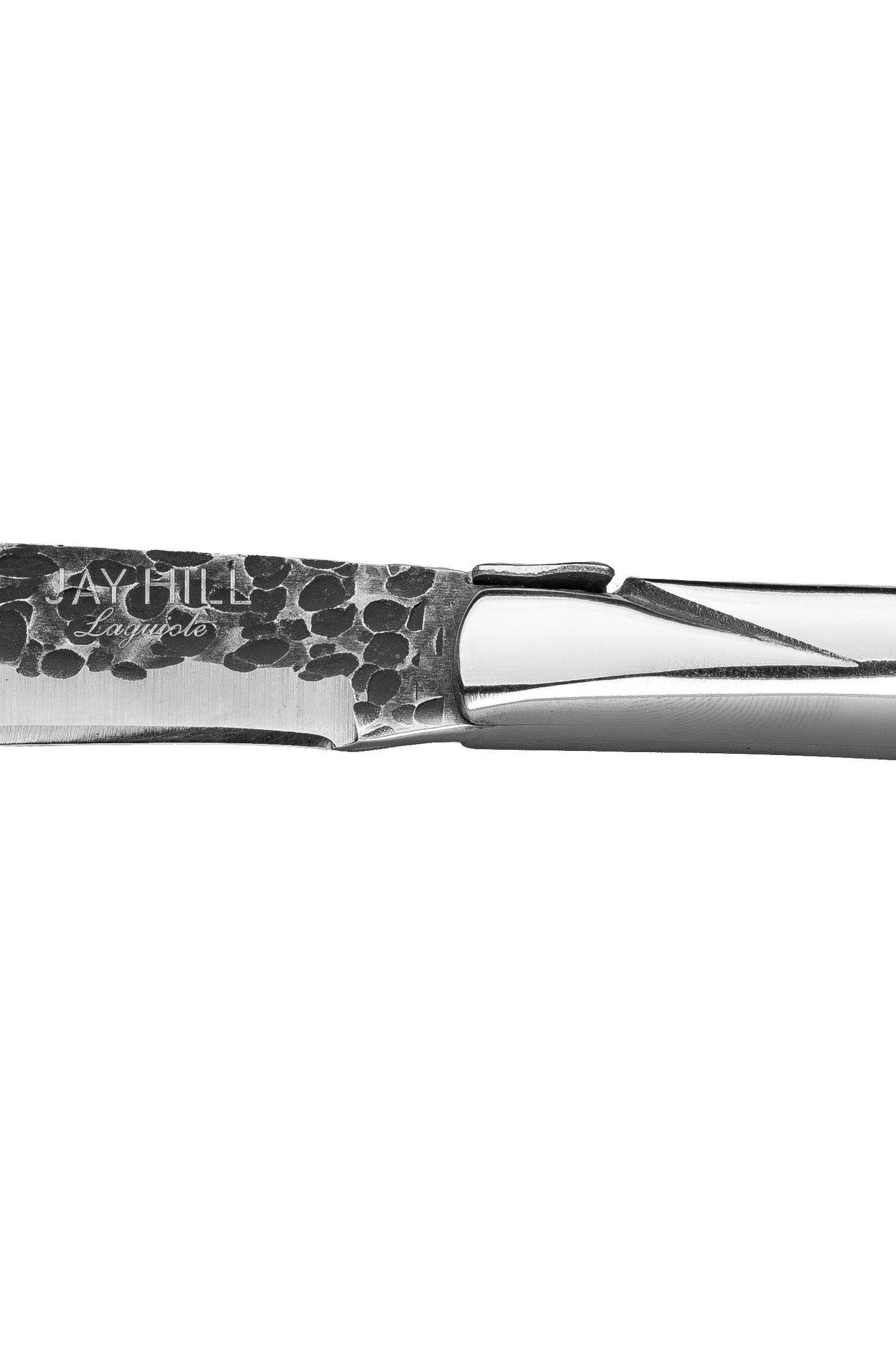 Jay Hill Steakmessen Laguiole - Raw Black - RVS - 6 Stuks