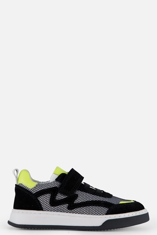 Muyters Velcro Sneakers zwart Leer