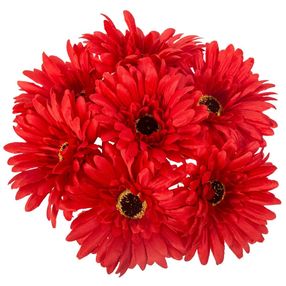Bouquet de fleurs artificielles 7 gerberas d. 17 x h. 26 cm