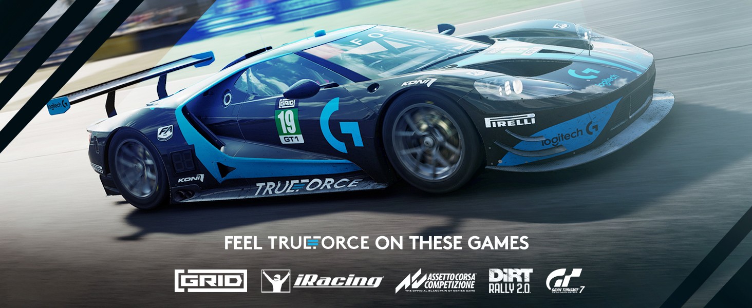 Logitech - G923 Driving Force Racing til Xbox X, S og PC
