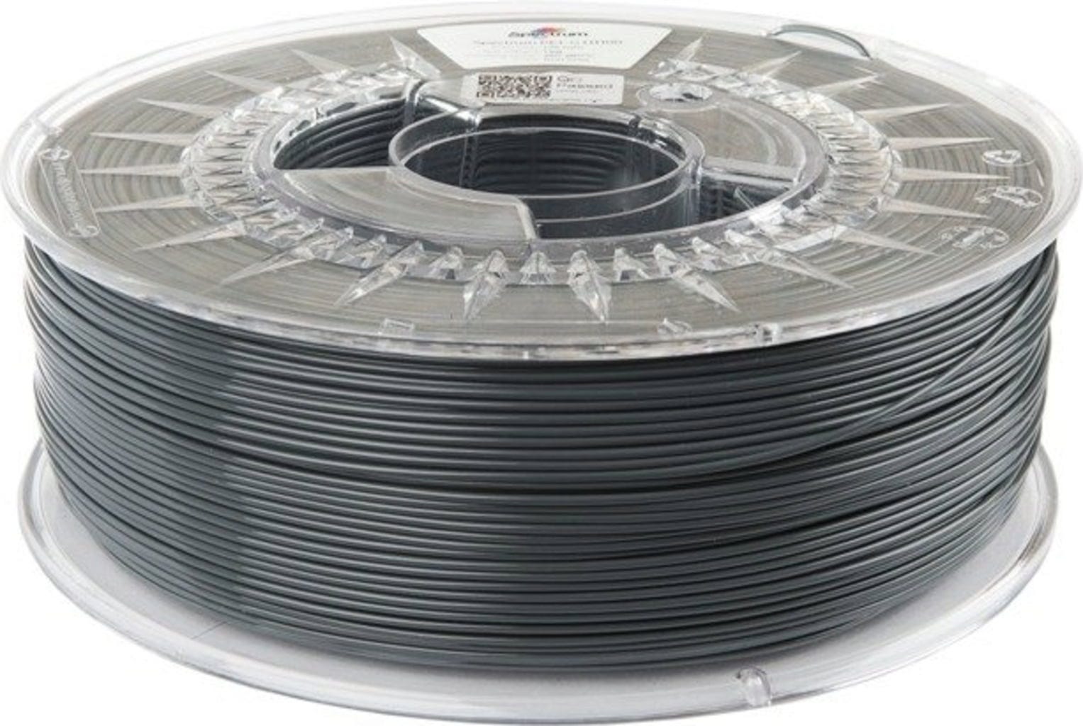 Spectrum  PET-G HT100 Iron Grey, 1,75 mm / 1000 g    Temperaturbeständiges PET-G mit ausgezeichneter Dimensionsstabilität