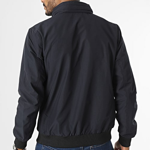 Veste Zippée Capuche Super Slim Fit Bleu Marine