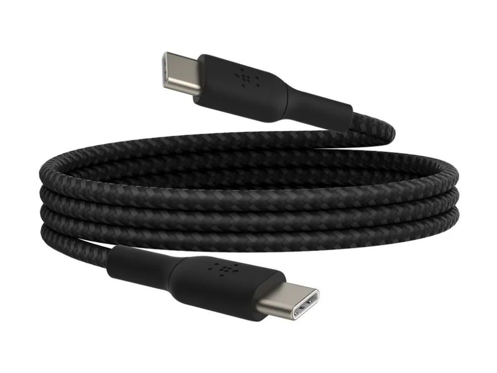 Belkin BoostCharge - USB-kabel - 24 pin USB-C (han) til 24 pin USB-C (han) - 1 m - sort