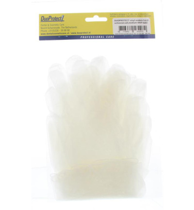 DuoProtect Handschoen vinyl medium (10 stuks)