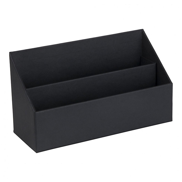 Organiseur range-courriers vertical 2 compartiments George Bigso Box noir