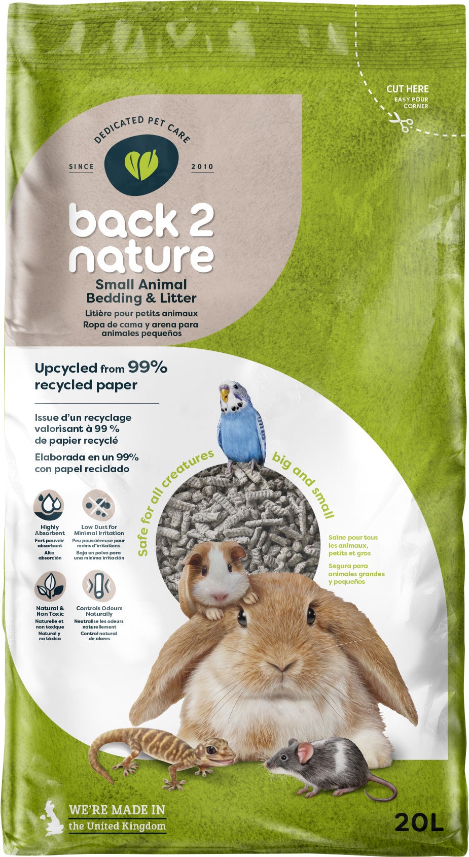 Back-2-Nature bodembedekker papier 20 L