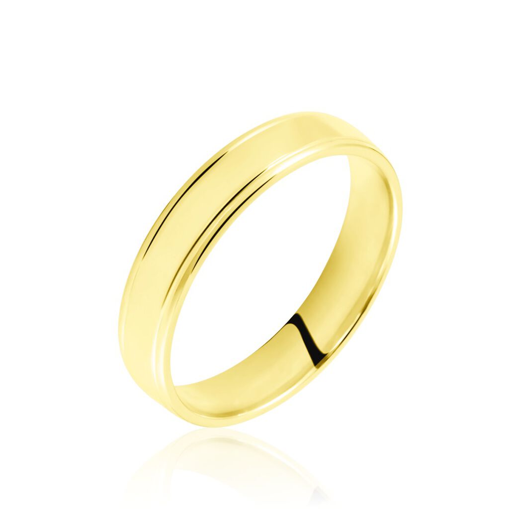 Alliance Beatrice Ruban Plat Or Jaune
