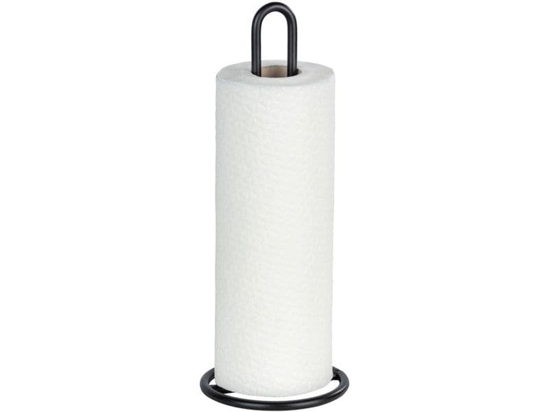 Wenko Küchenrollenhalter Schwarz Küchenrollenhalter