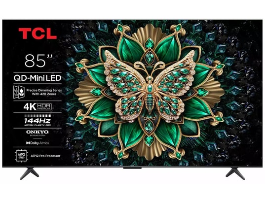 TCL - TV Mini LED 4K 215 cm 85C6K - QD-MiniLed Google TV