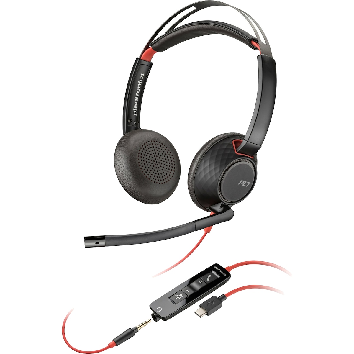 HP Poly Blackwire C5220 headsett USB-C