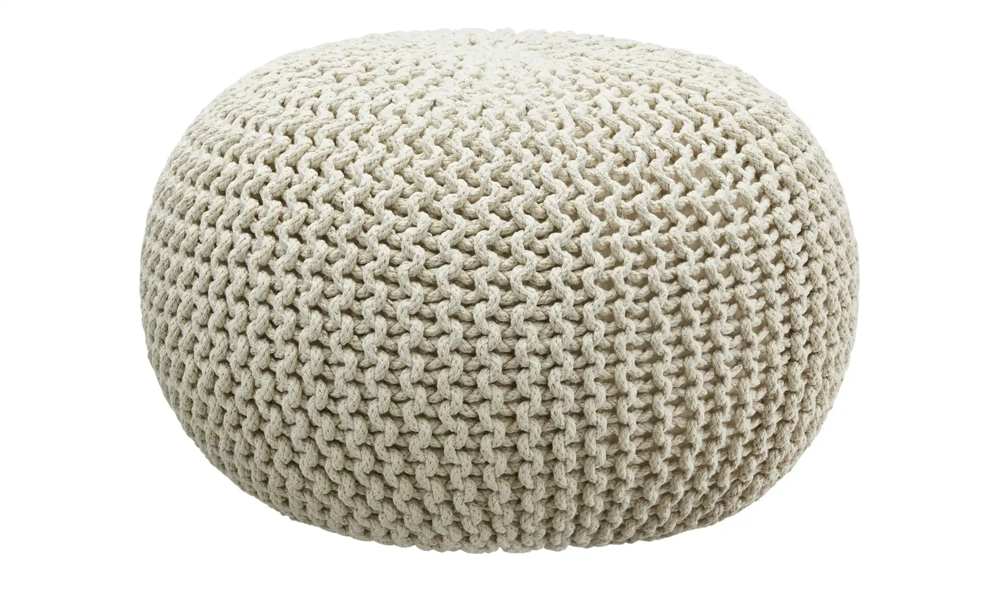 como Strickpouf