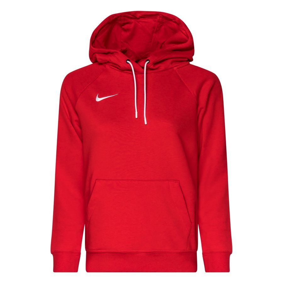 Nike Sweat à Capuche Fleece PO Park 20 - Rouge/Blanc Femme