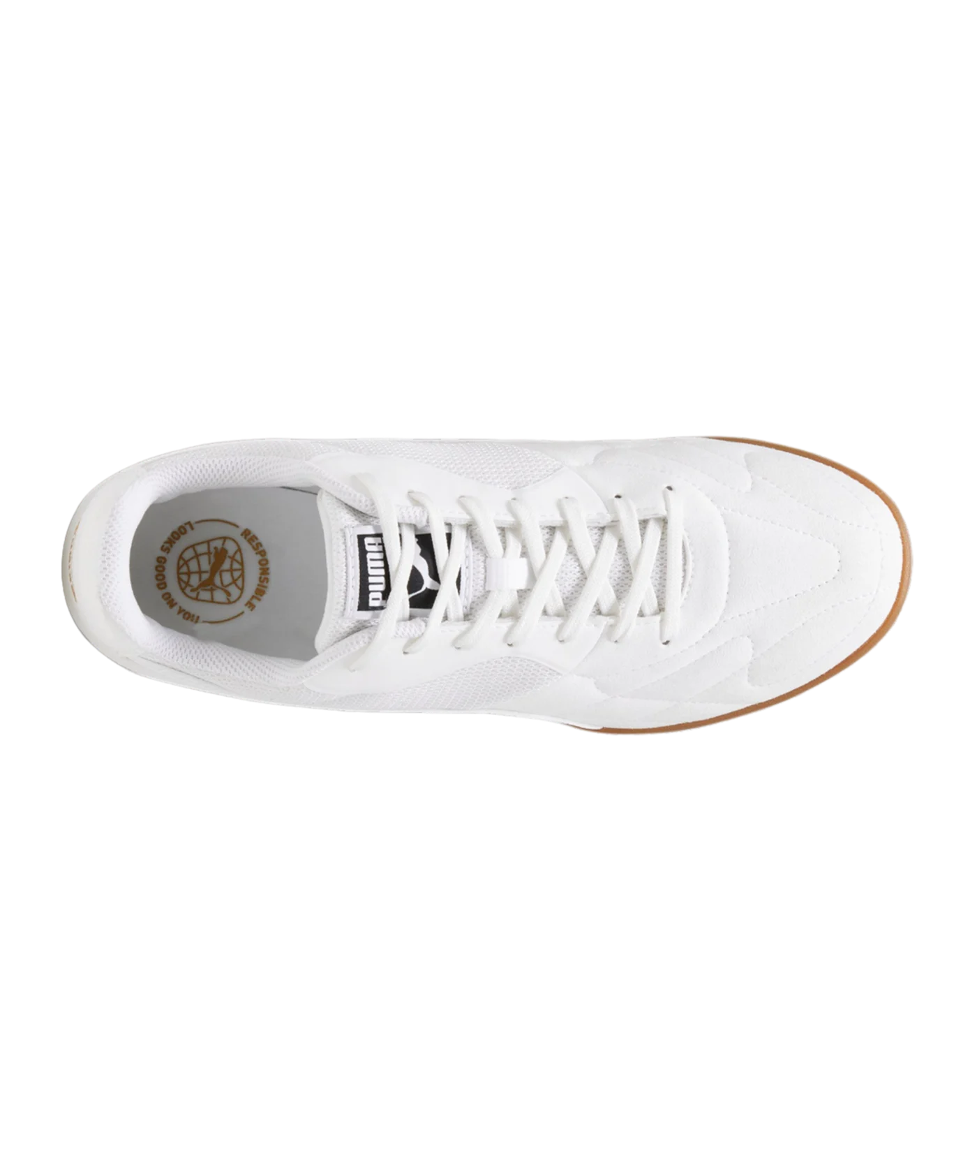 PUMA KING Top IT Halle Weiss Gold F02