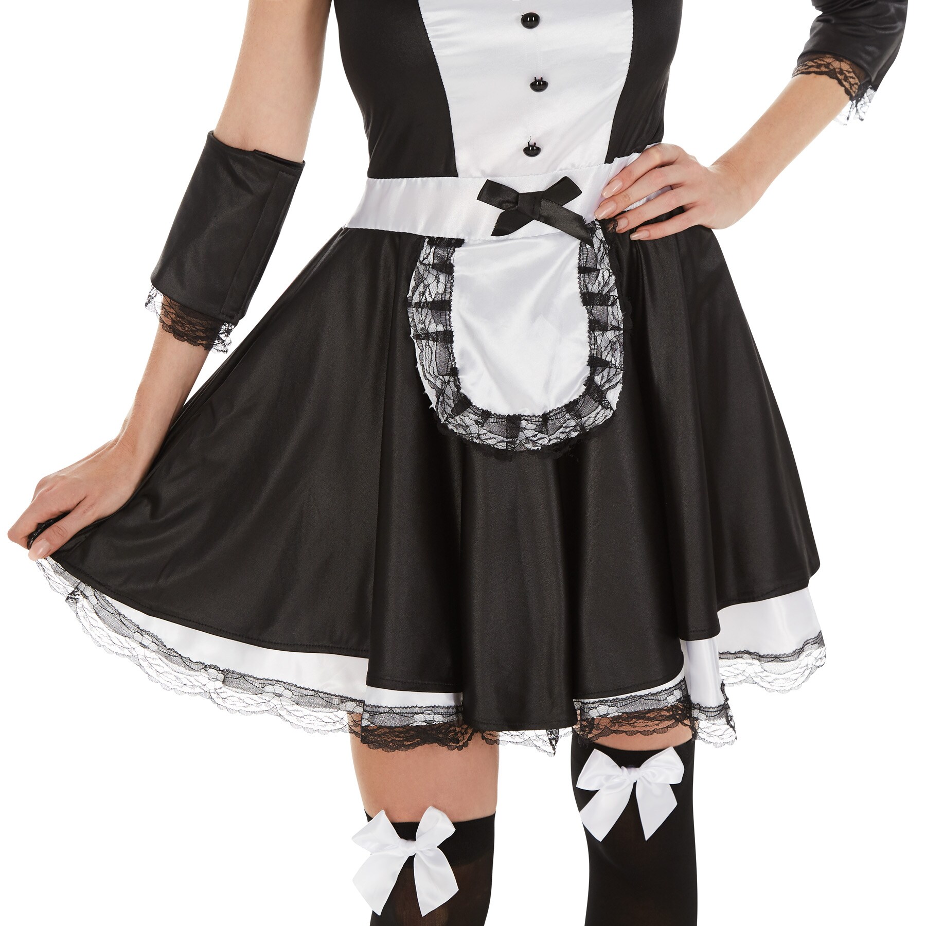 tectake® Frauenkostüm sexy Dienstmädchen