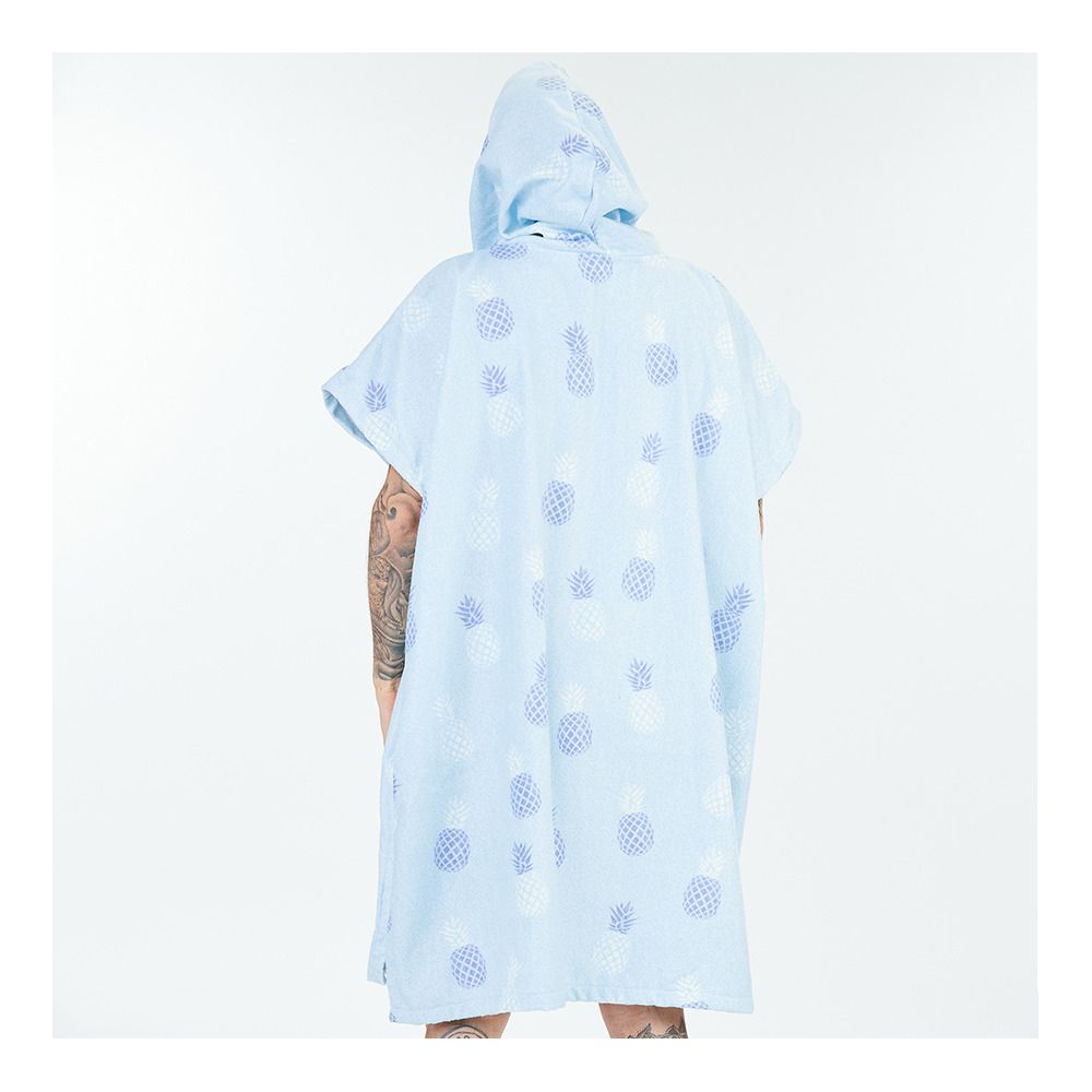 After Essentials PINEAPPLE - Poncho bleu