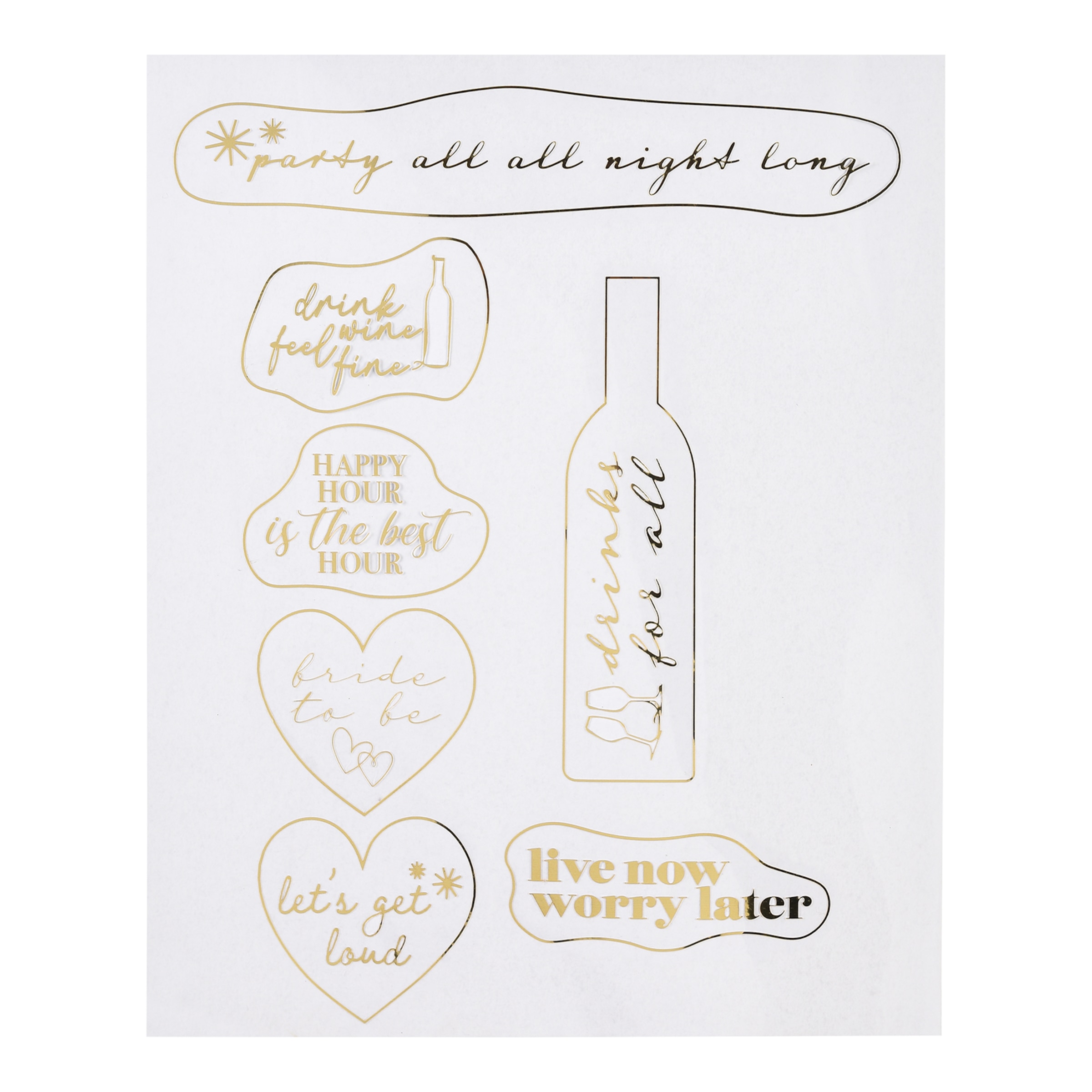 champagne, 7-teilig