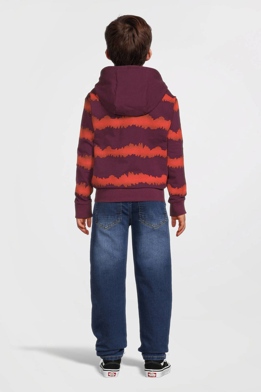 B.Nosy tie-dye hoodie Steve paars/oranje