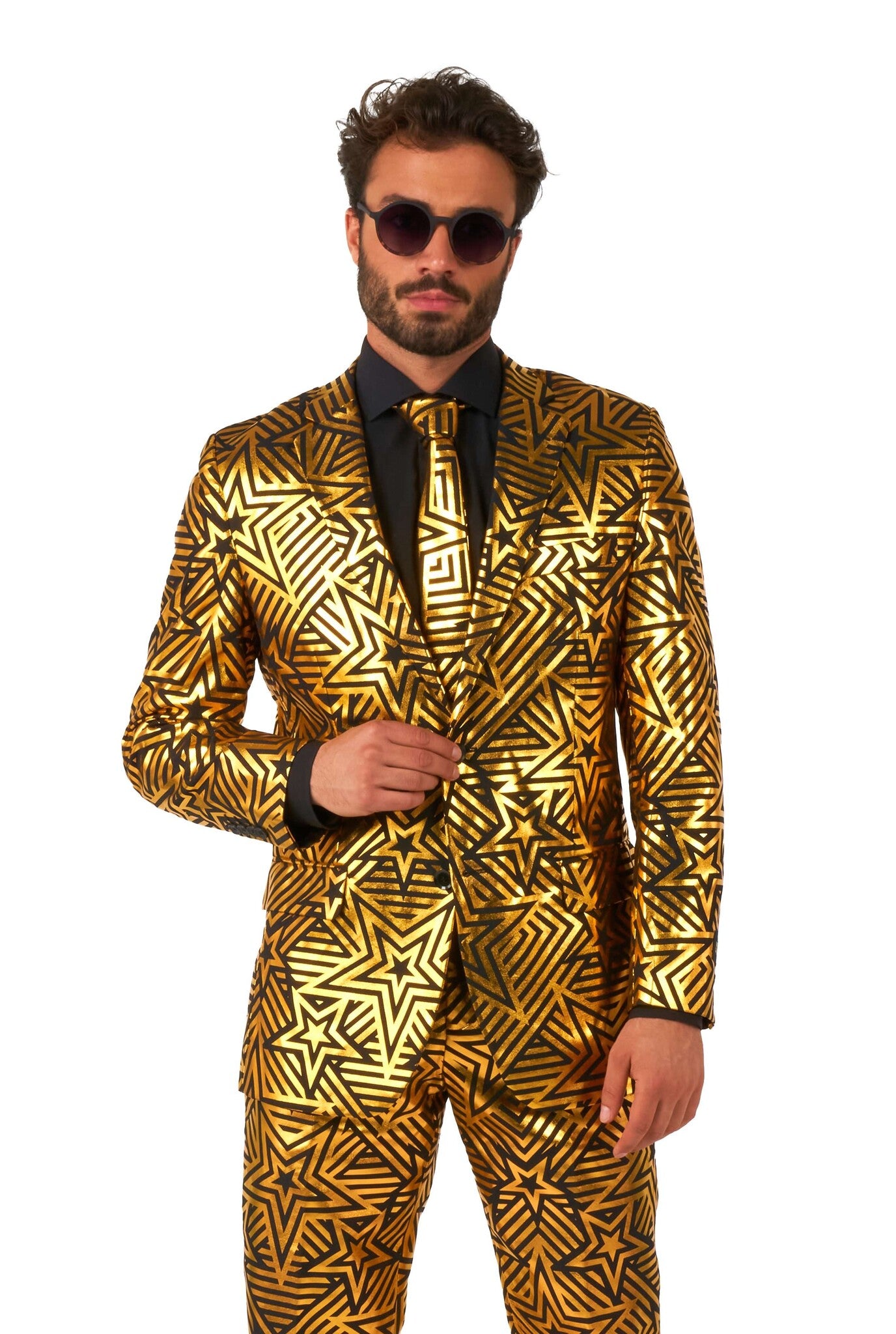 Goud Sterren Pak Heren OppoSuits