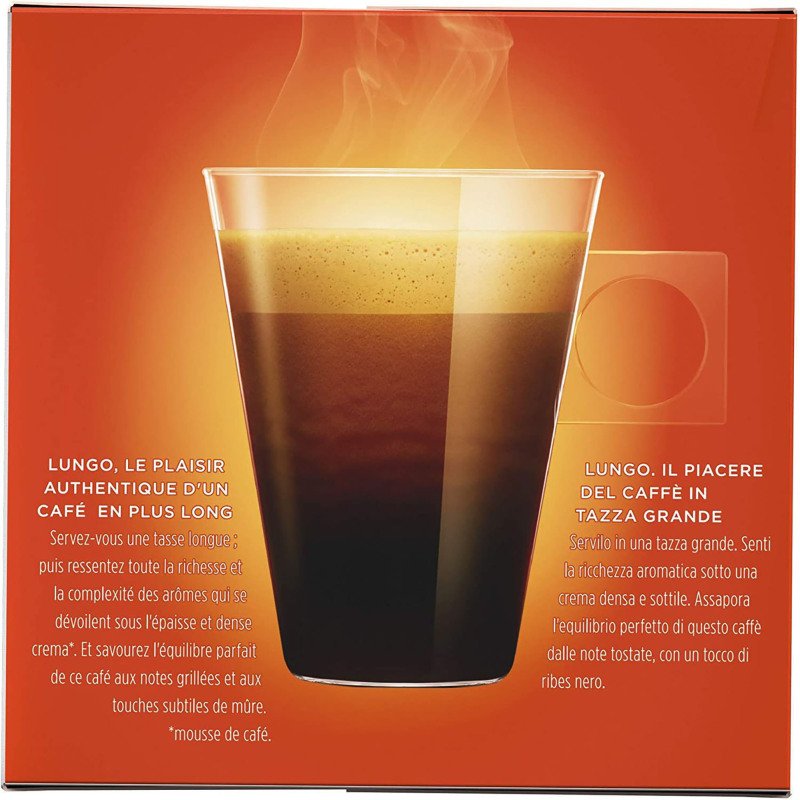 Capsules de café Nescafé Dolce Gusto Lungo N° 6 - Boîte de 30