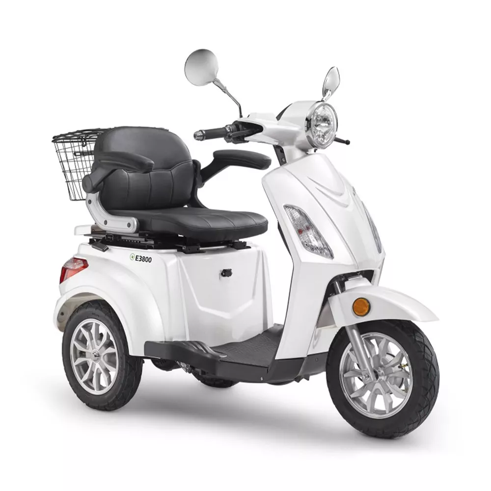 LuXXon E3800-2 WS Elektromobil (Dreirad) weiss 20km/h