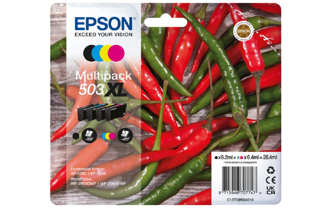 Tinte Multipack 503XL Black/Cyan/Magenta/Yellow<br>Tinte, Schwarz, Cyan, Magenta, Gelb