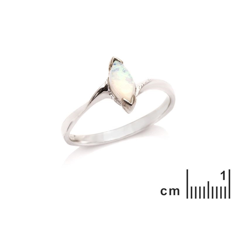 Bague argent 925 Opale d'Australie