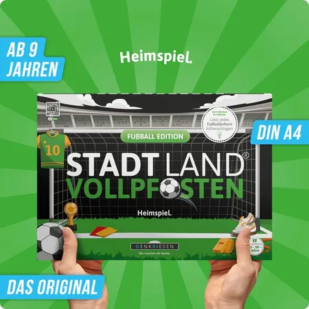 Denkriesen Stadt Land Vollpfosten - Fußball Edition 