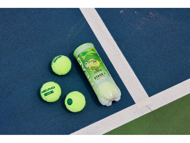 HEAD Tennisbälle Stage 1 3er-Pack Tennisbälle