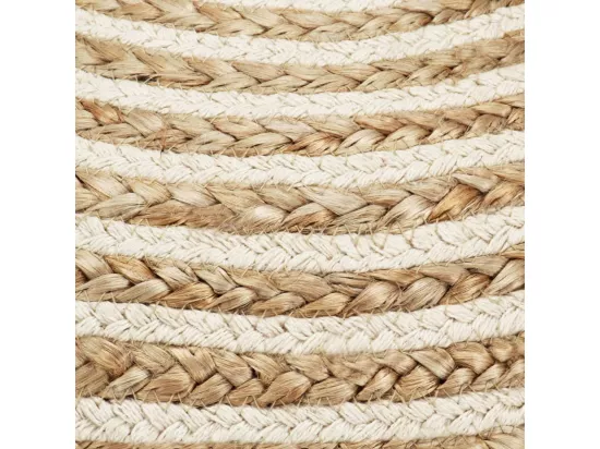 Pouf fait à la main 45x30 cm Jute