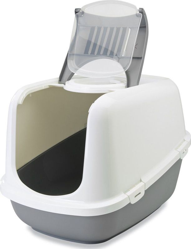 Savic Nestor Jumbo - Grijs - Kattenbak - 66 x 48 x 46 cm