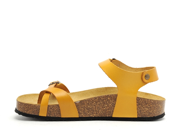 Plakton nu pieds plats femme cp zomba jaune