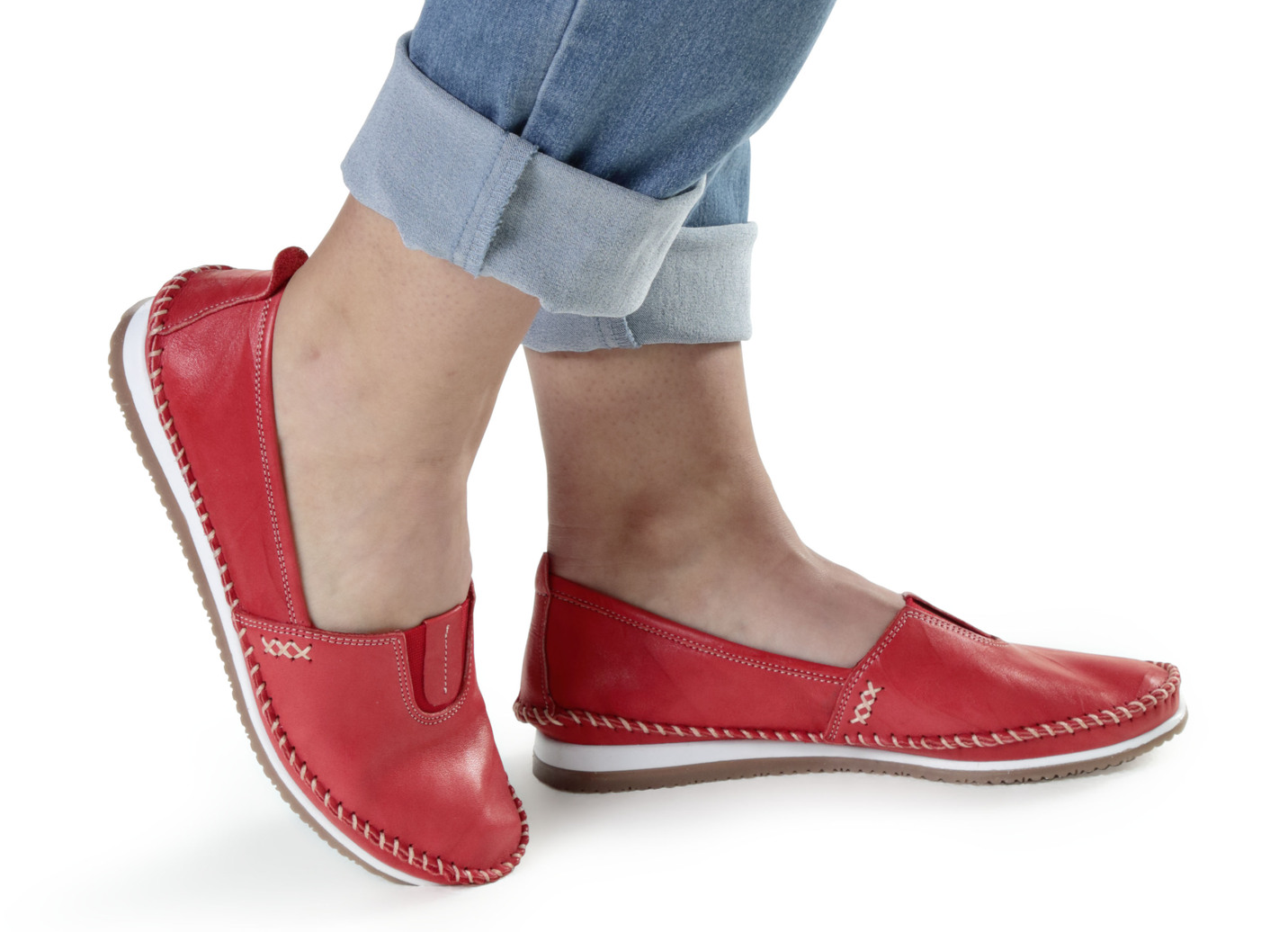 Andrea Conti Mokassin-Slipper mit dezenter Knitter-Struktur