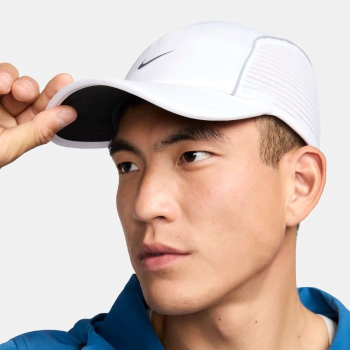 Nike Unisex Caps Dri-Fit Advanced Fly AeroBill AeroAdapt Cap Hvid