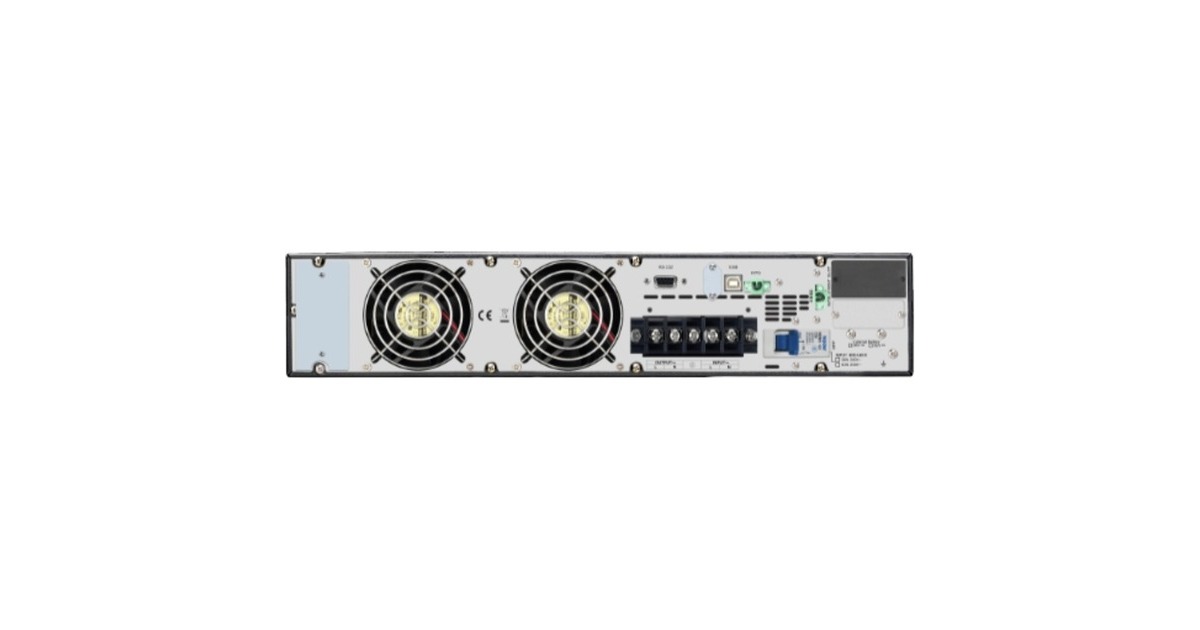 APCEasy-UPS On-Line SRV 6000VA Rail Kit, 230V ups  (Zwart, SRV6KRIRK, Hardwired, Rack Mounted)