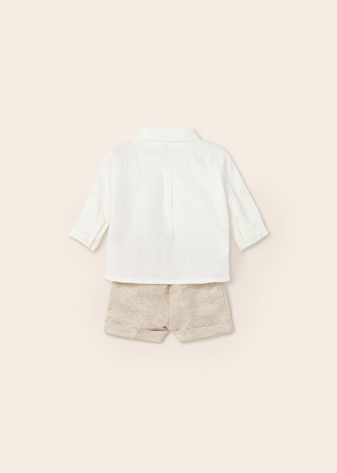 Conjunto de linho de 2 peças para recém-nascido