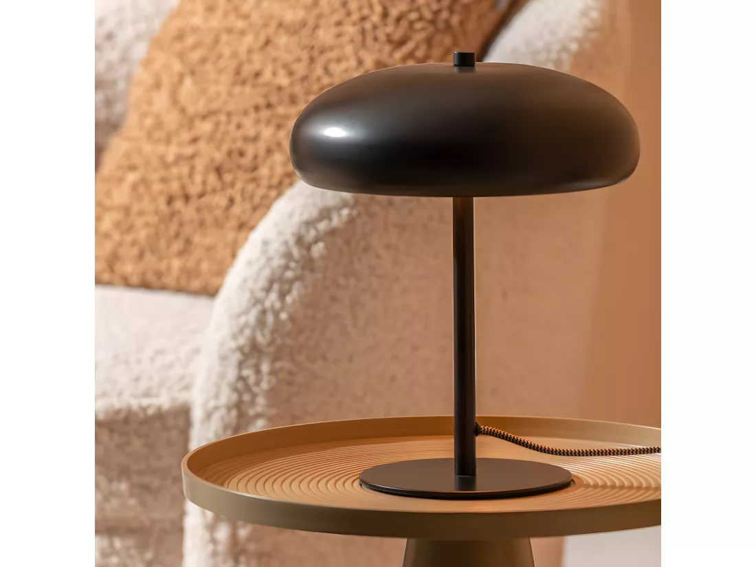 Lampe de table H30cm Shroom Noir Present Time