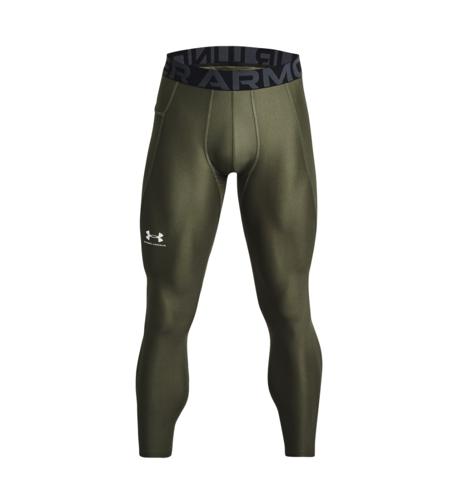 Calça legging verde HeatGear da Under Armour
