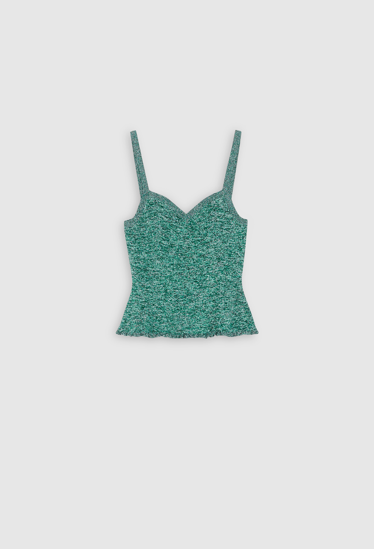 Top maille &agrave; bretelles