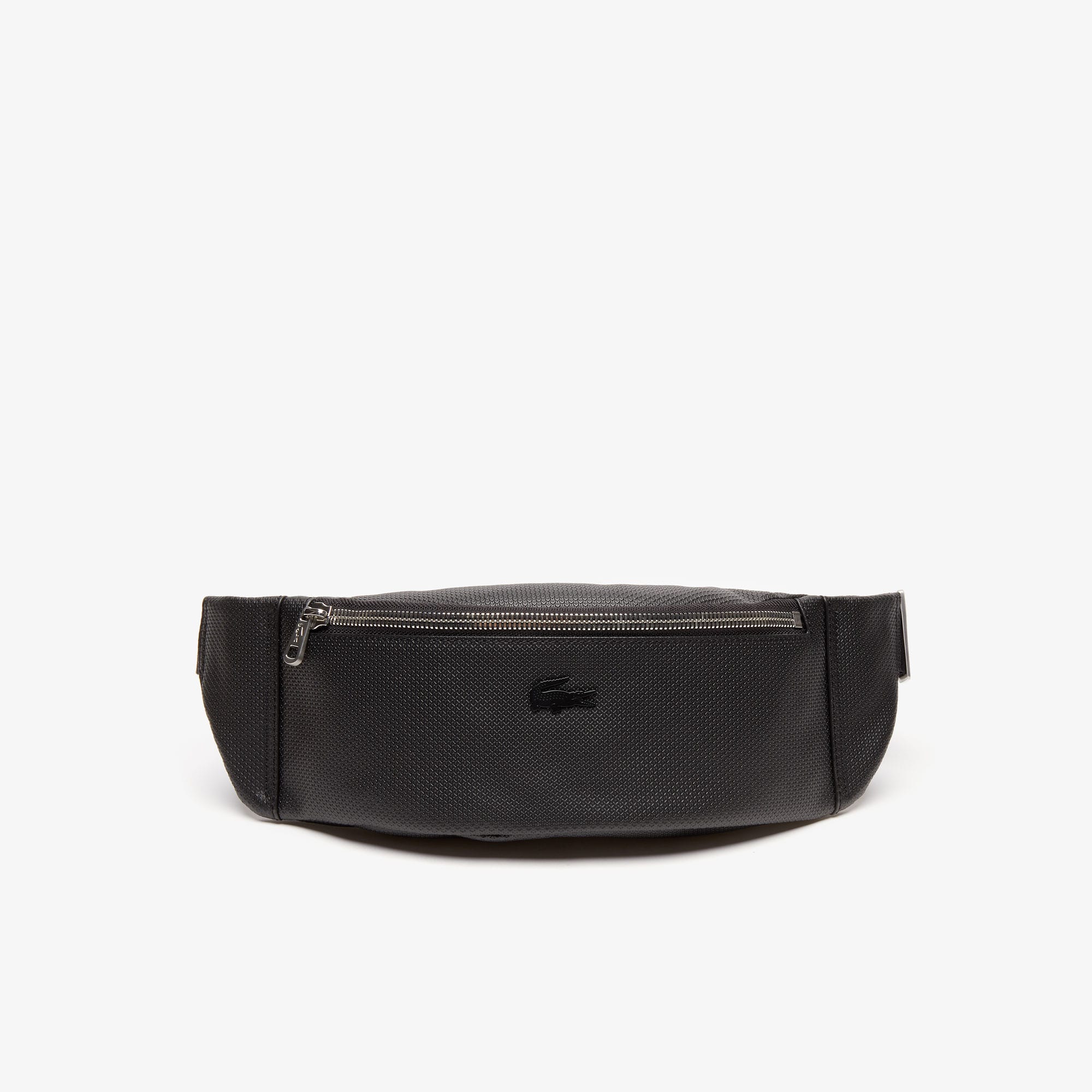 Sac banane Chantaco en cuir souple uni Sacs banane - Noir - Lacoste - Homme