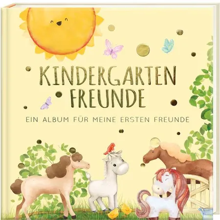 PAPERISH Kindergartenfreunde - Pferde: ein Album für meine ersten Freunde (Freundebuch)
