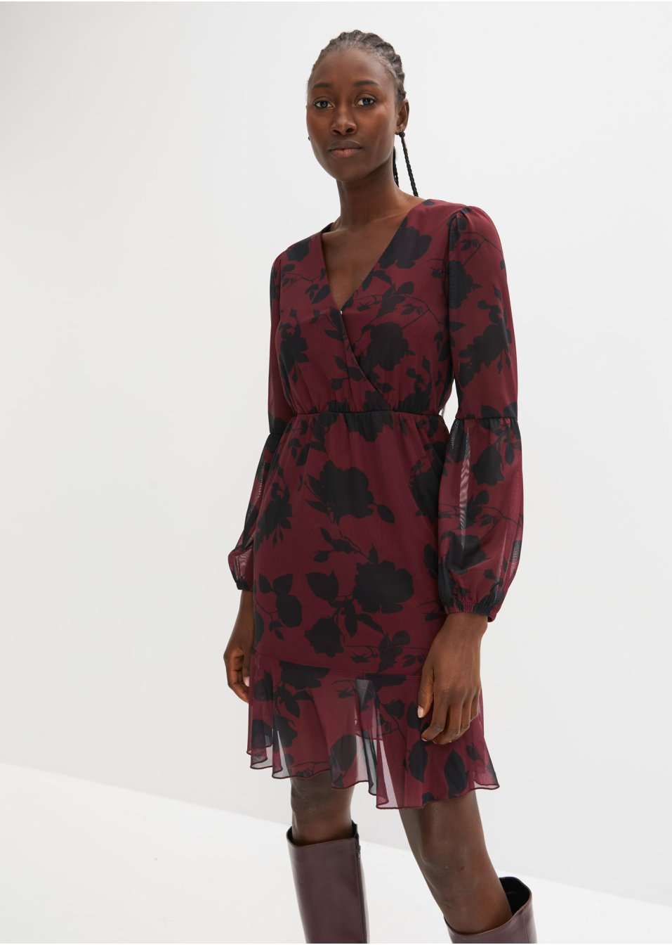 Robe en jersey mesh