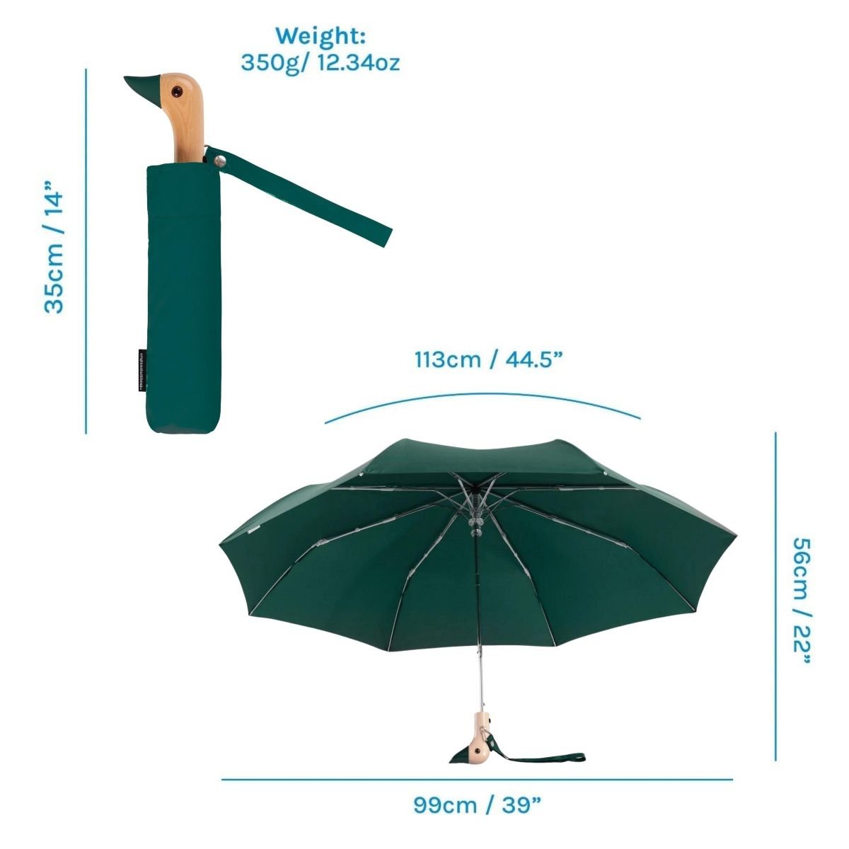 Forest Green Duckhead Umbrella