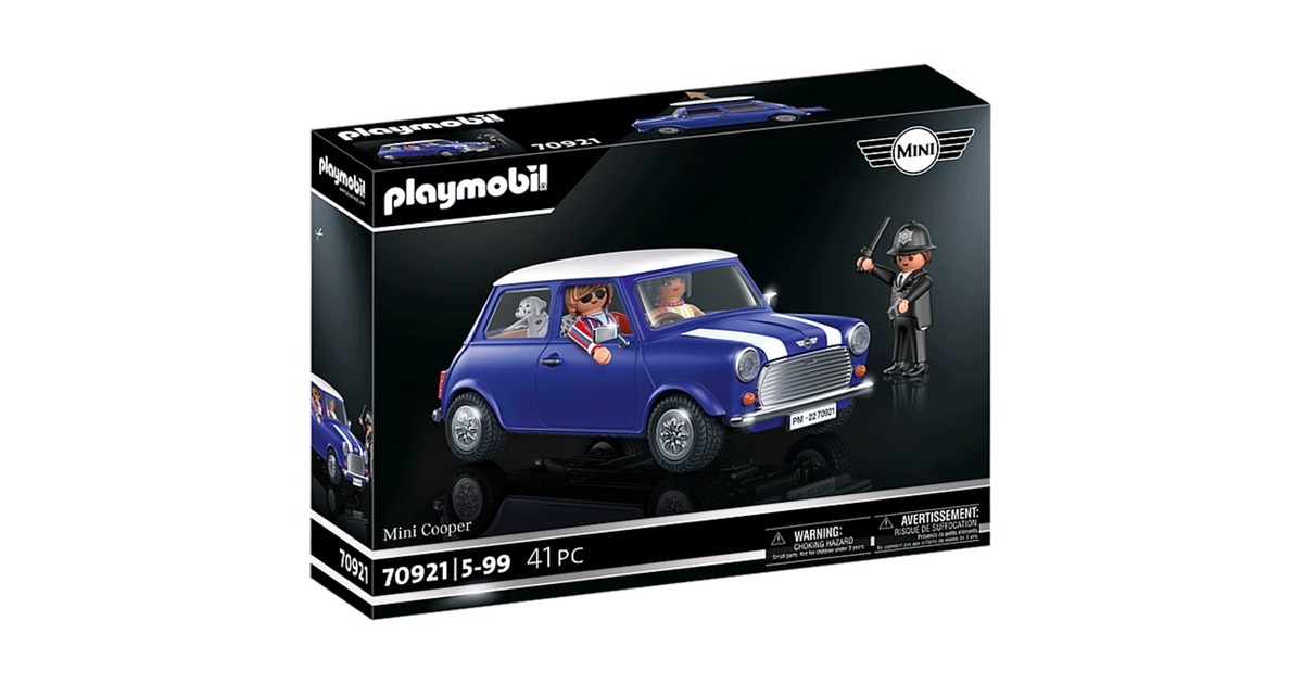 PLAYMOBILFamous cars - Mini Cooper Constructiespeelgoed  (70921)