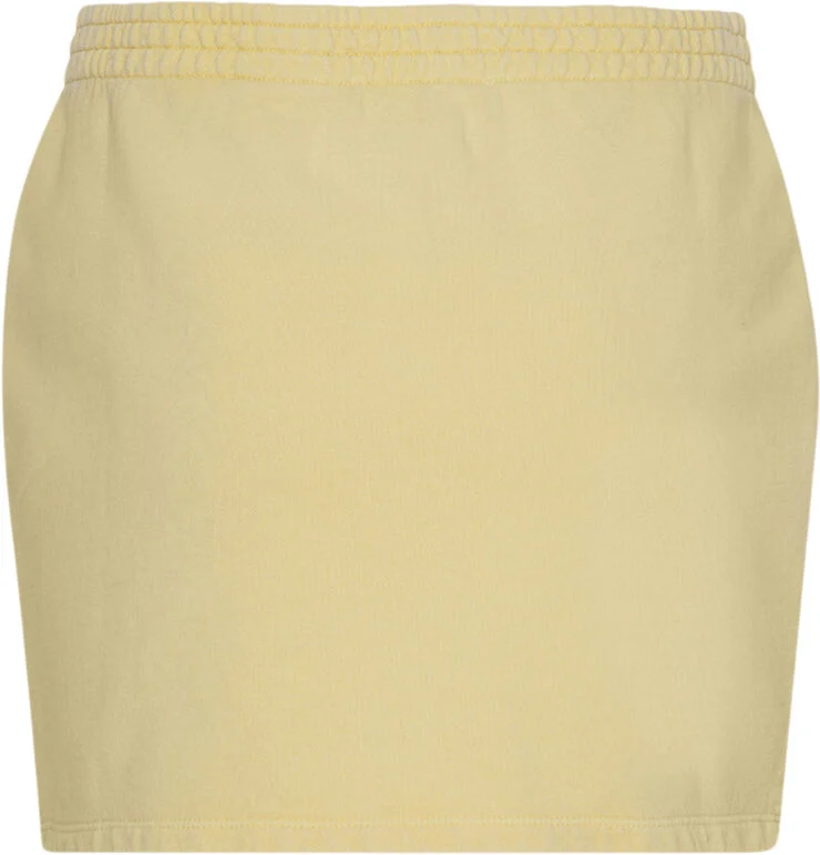ROTATE Birger Christensen ELASTICATED MINI SKIRT Golden haze