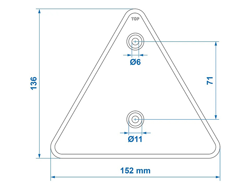 ProPlus driehoekreflector