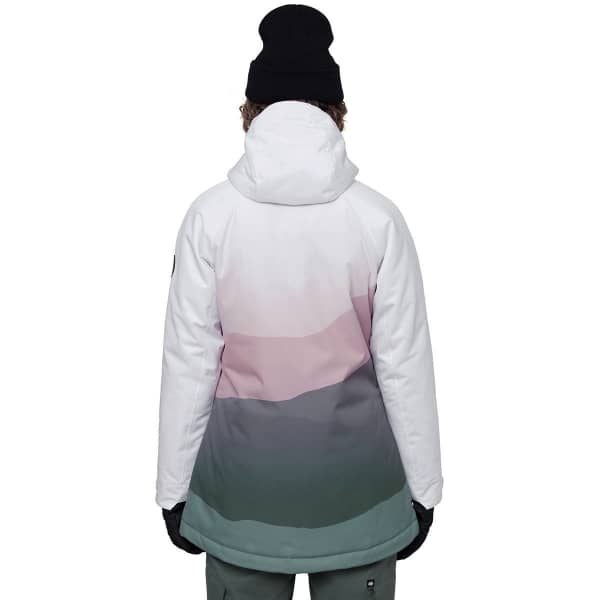 Veste snowboard 686 W DREAM INSULATED JACKET WHITE DUSTY MTN SUNSET