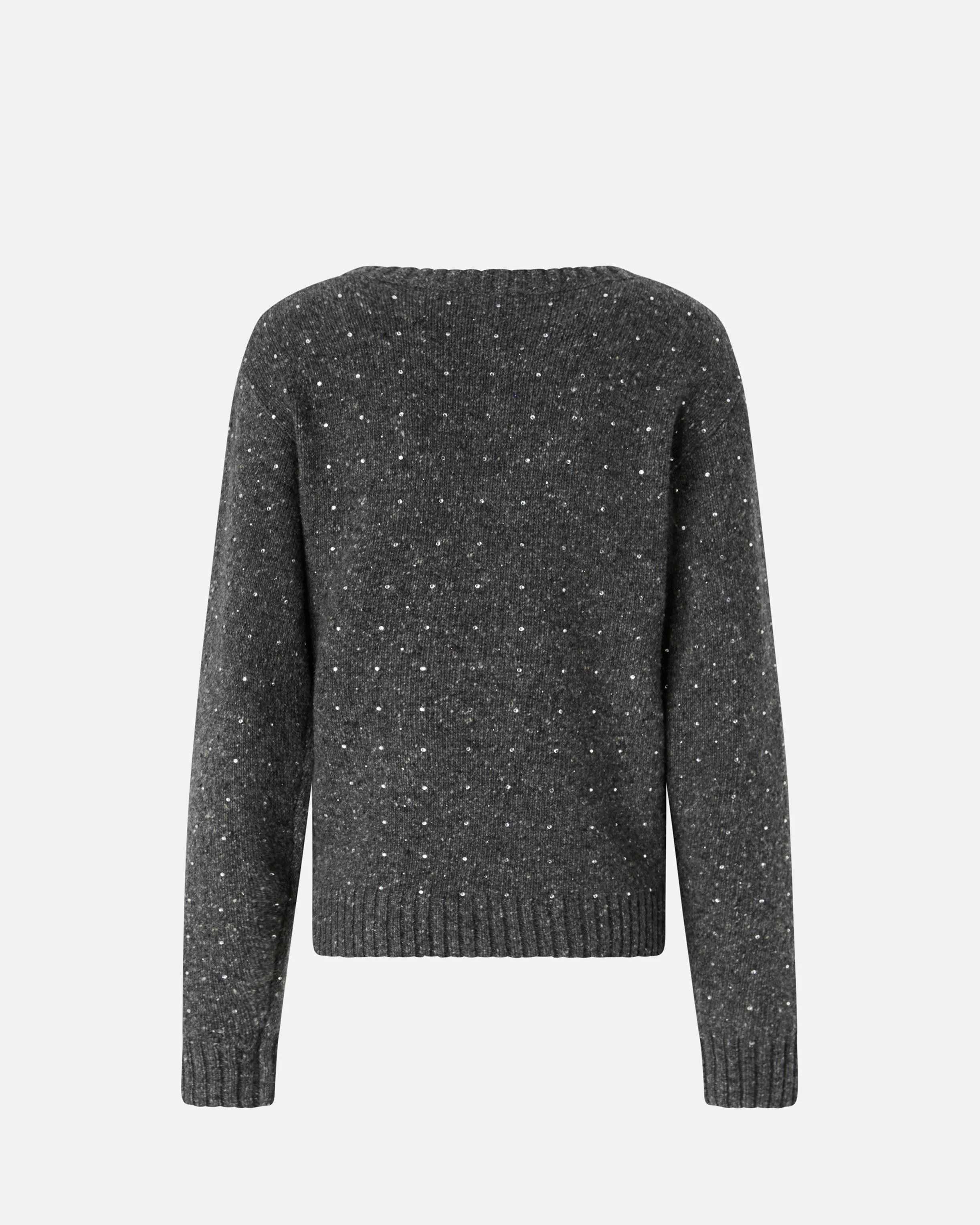 Pull en alpaga mélangé avec strass | Multicolore